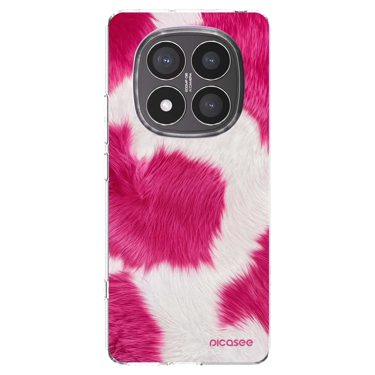 Picasee διαφανής θήκη σιλικόνης Xiaomi Redmi Note 14 Pro+ 5G - Pink Moo