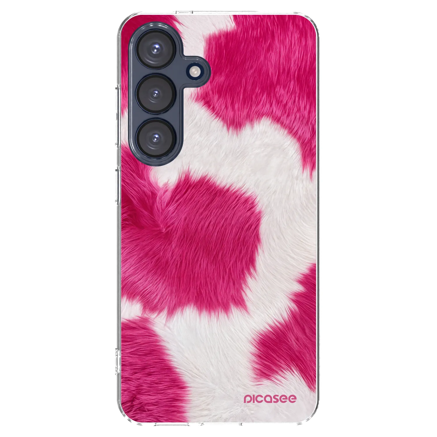 Picasee διαφανής θήκη σιλικόνης Samsung Galaxy S25 5G - Pink Moo
