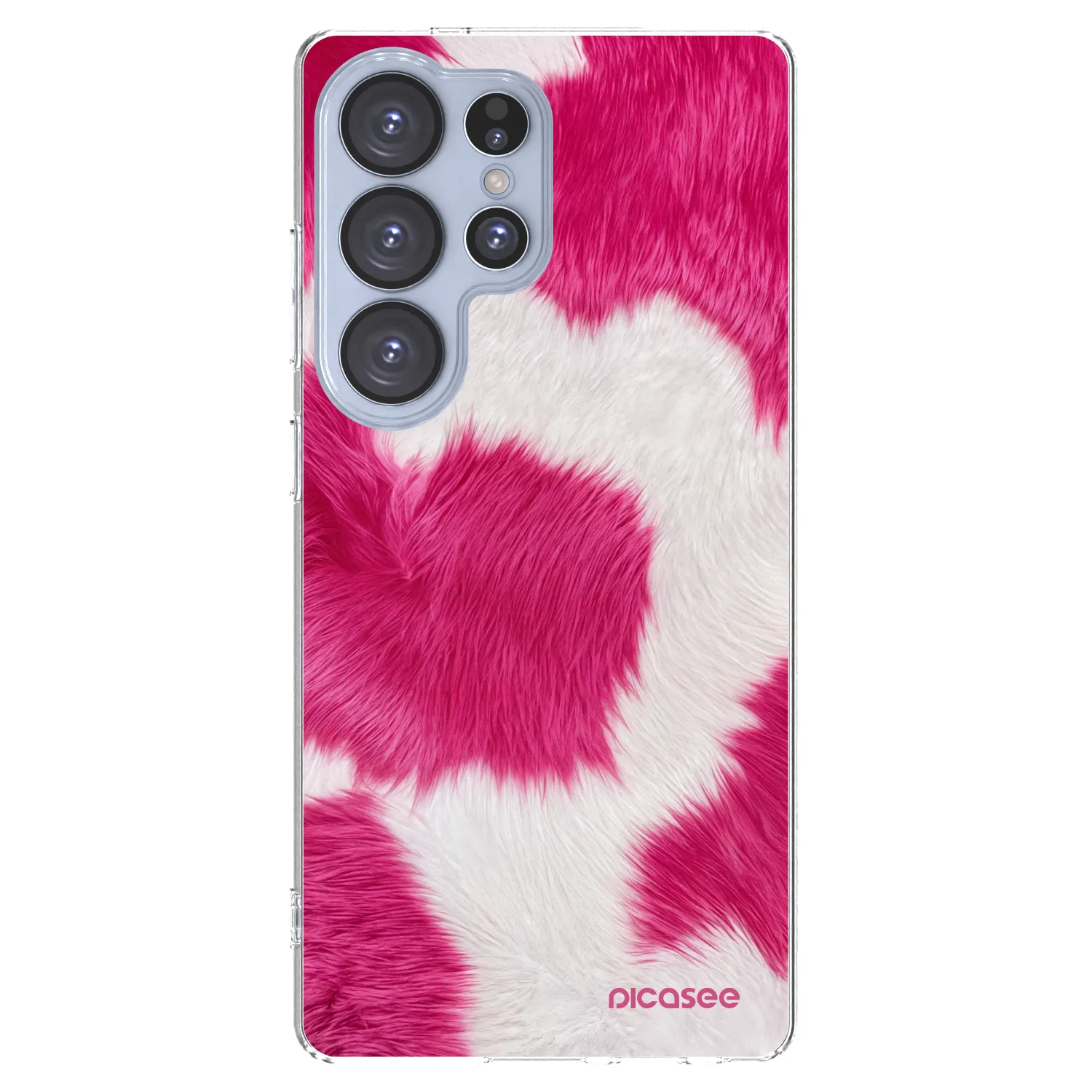 Picasee διαφανής θήκη σιλικόνης Samsung Galaxy S25 Ultra 5G - Pink Moo