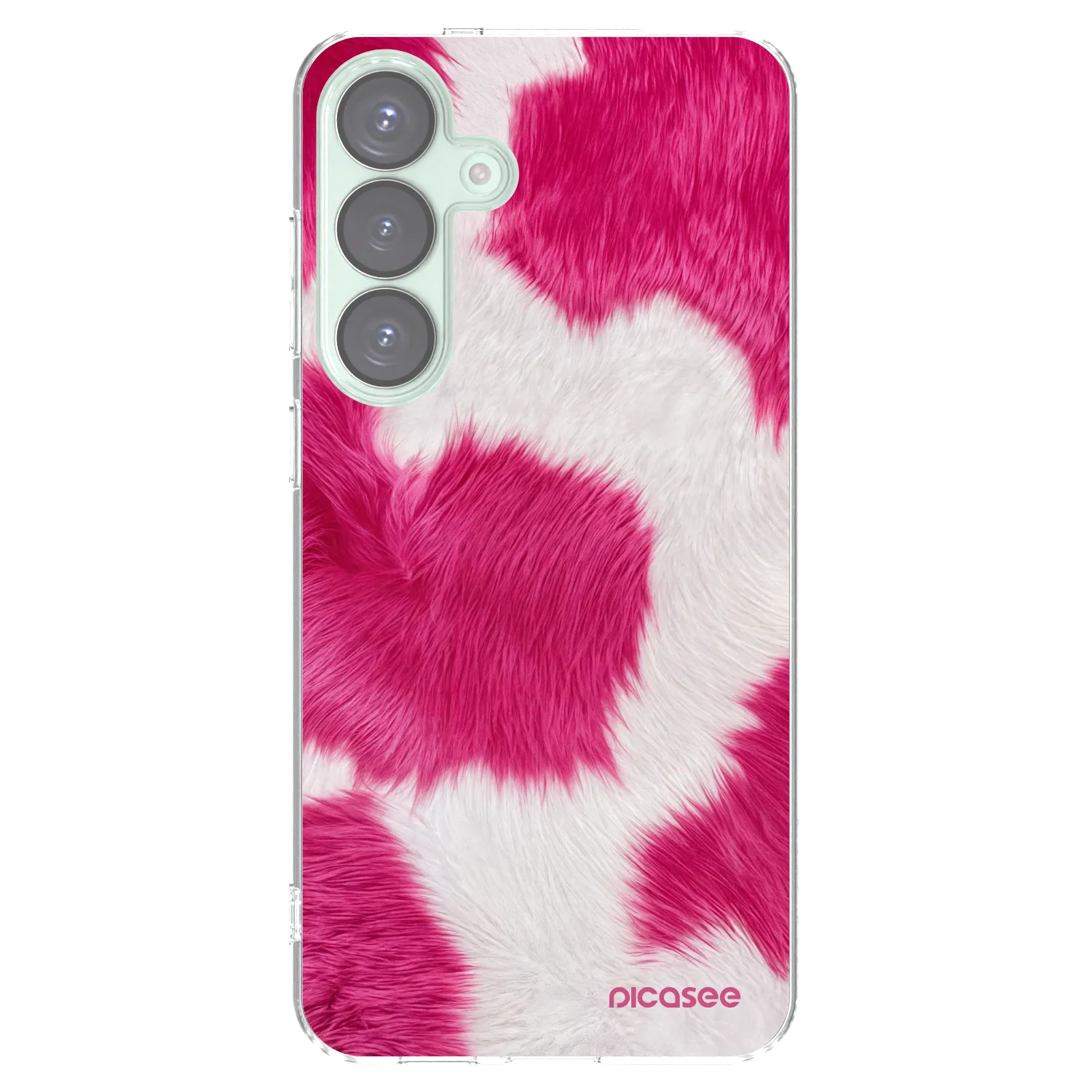 Picasee διαφανής θήκη σιλικόνης Samsung Galaxy S25+ 5G - Pink Moo