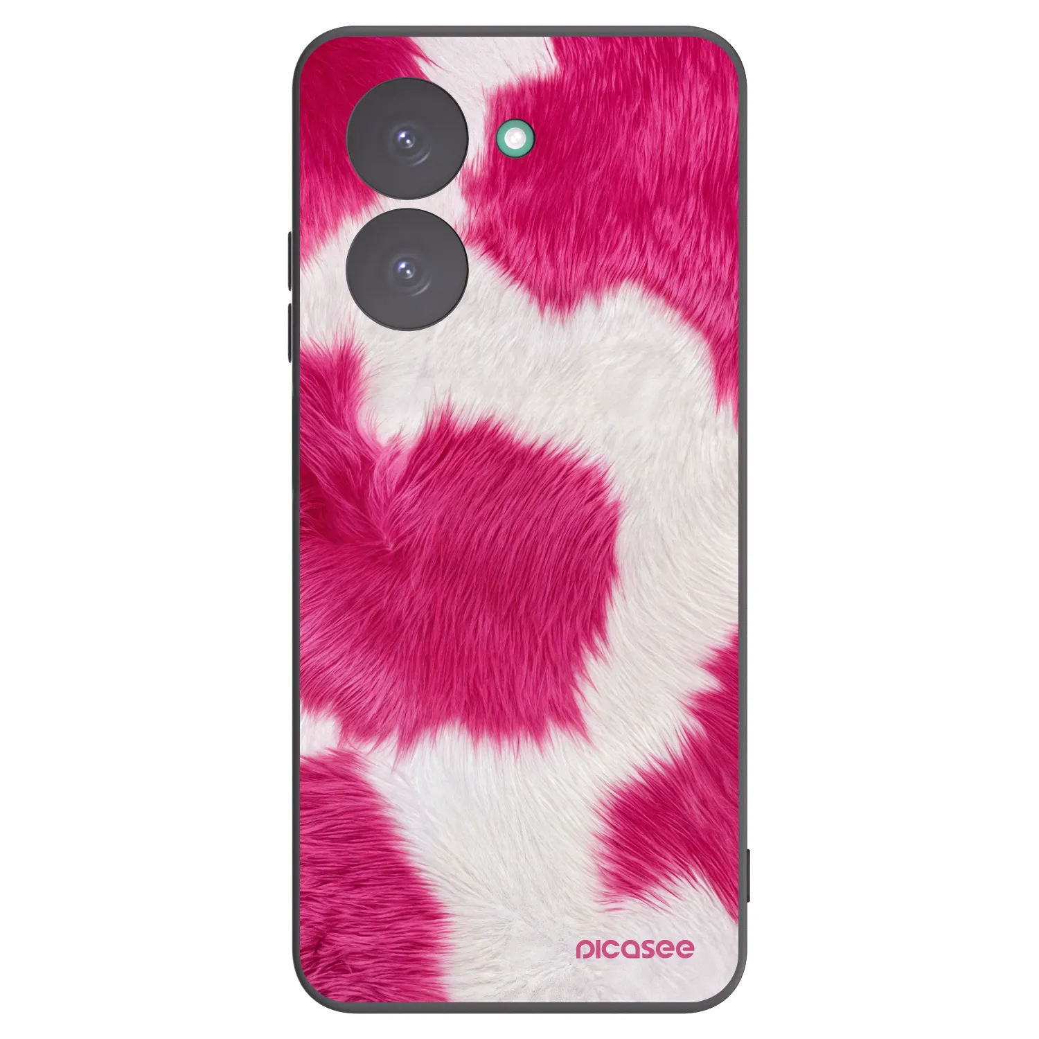 Picasee Μαύρη θήκη σιλικόνης για Xiaomi Redmi A5 - Pink Moo