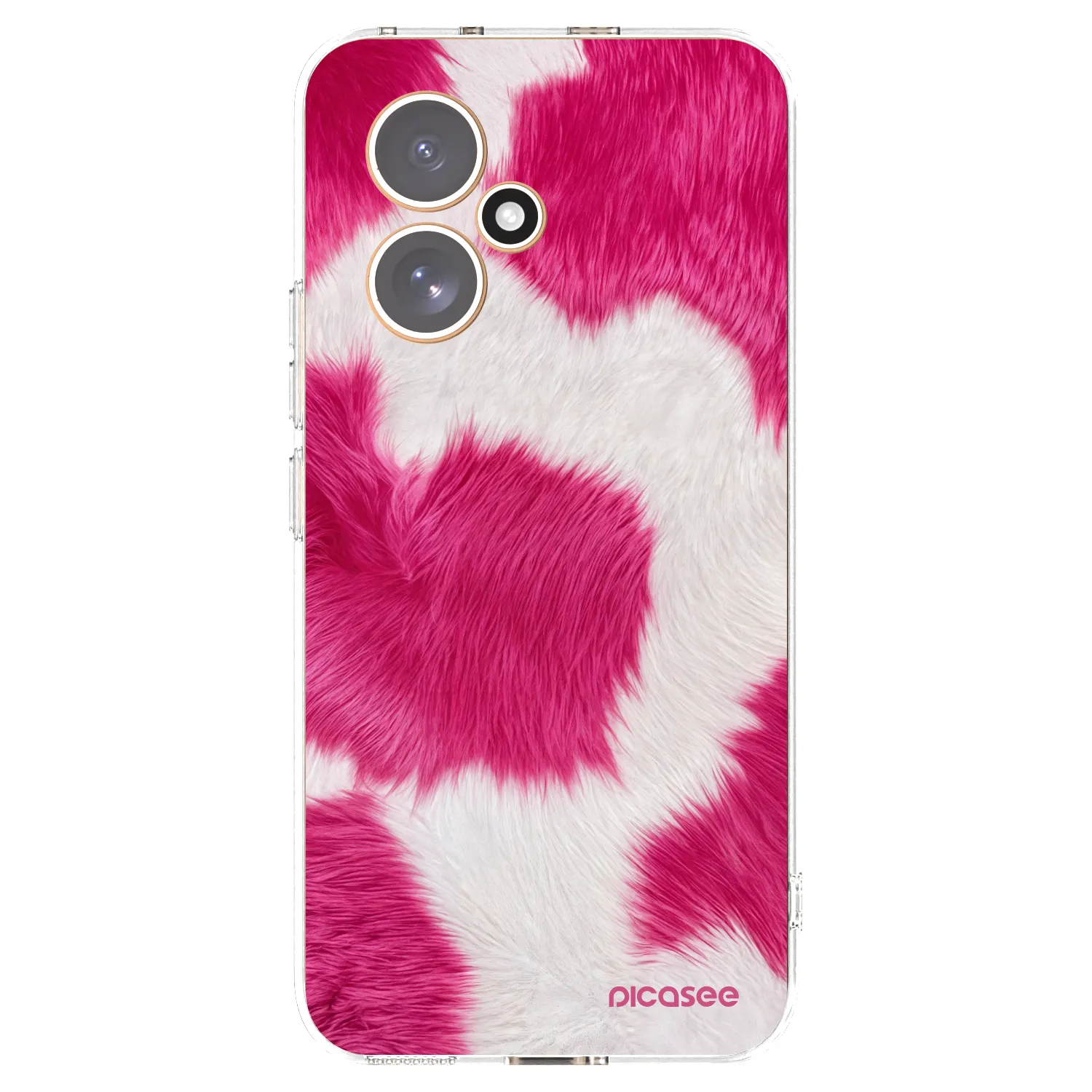 Picasee διαφανής θήκη σιλικόνης Honor 400 5G - Pink Moo