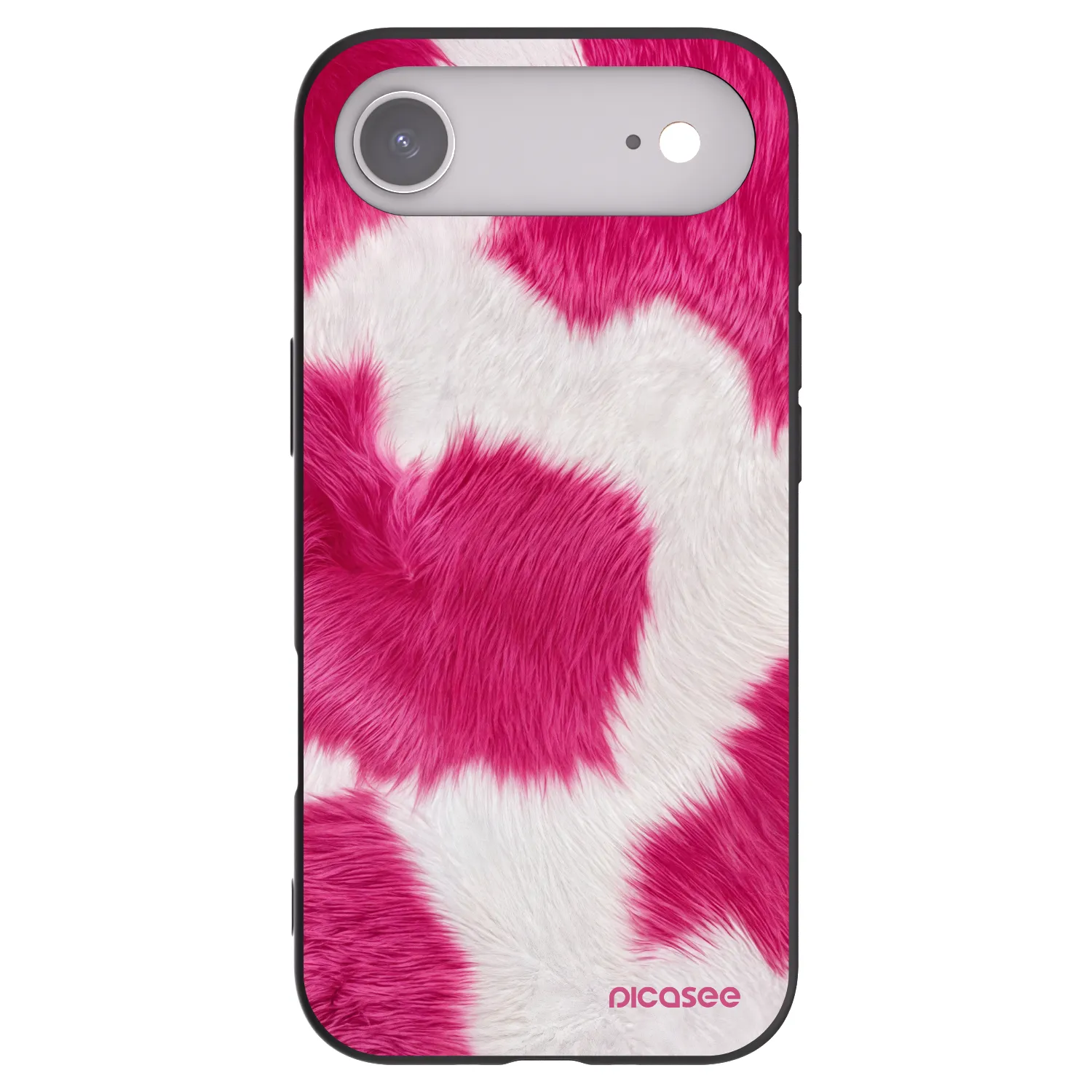Picasee Μαύρη θήκη σιλικόνης για Apple iPhone Air - Pink Moo