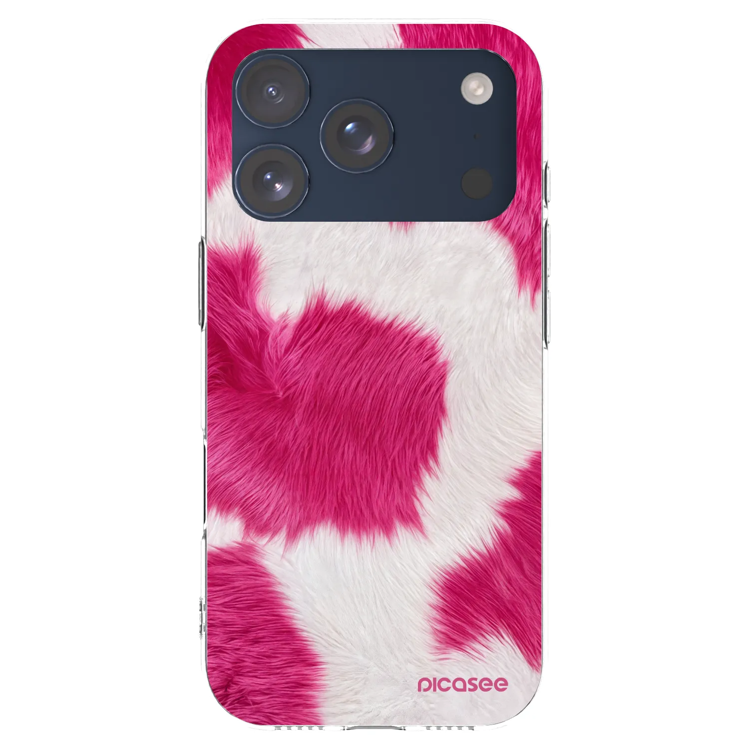 Picasee διαφανής θήκη σιλικόνης Apple iPhone 17 Pro - Pink Moo