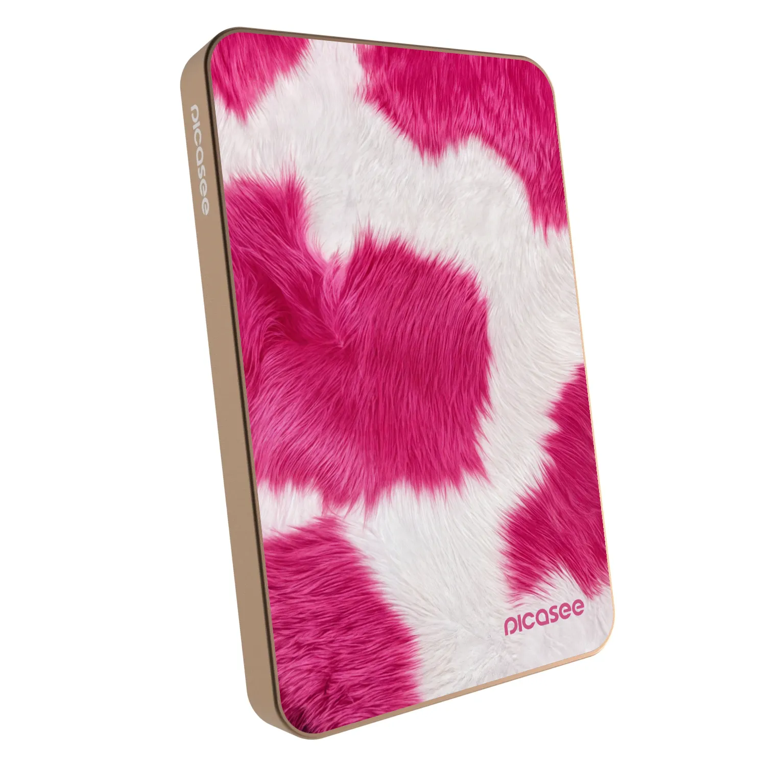 Picasee Powerbank με MagSafe 5 000 mAh Χρυσαφένιος - Pink Moo