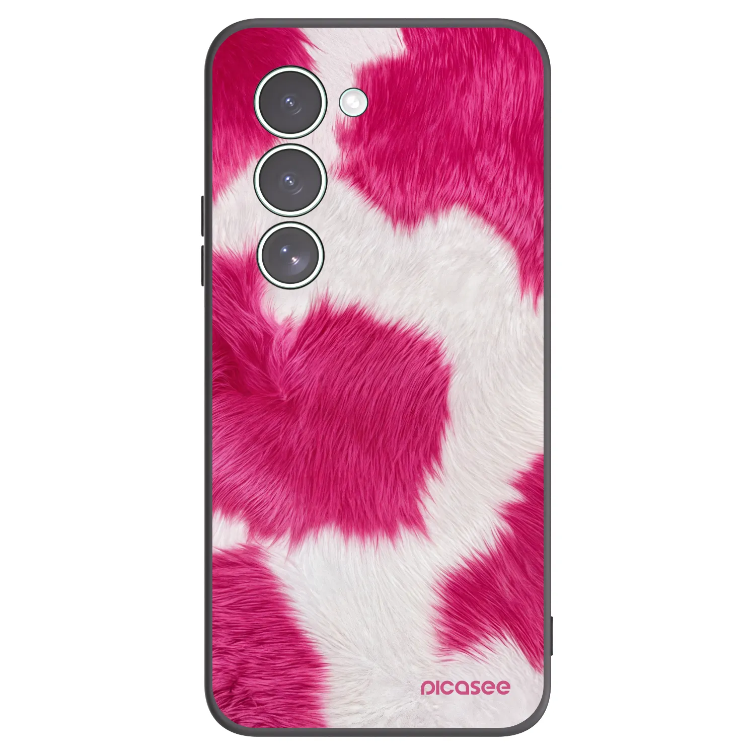 Picasee Μαύρη θήκη σιλικόνης για Xiaomi Redmi 15 5G - Pink Moo