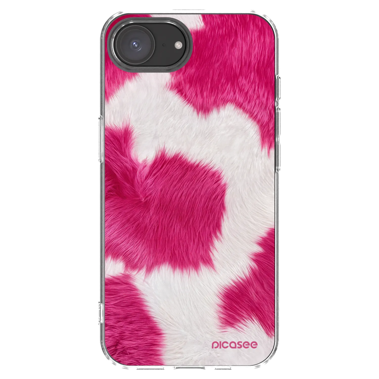 Picasee διαφανής θήκη σιλικόνης Apple iPhone 17e - Pink Moo