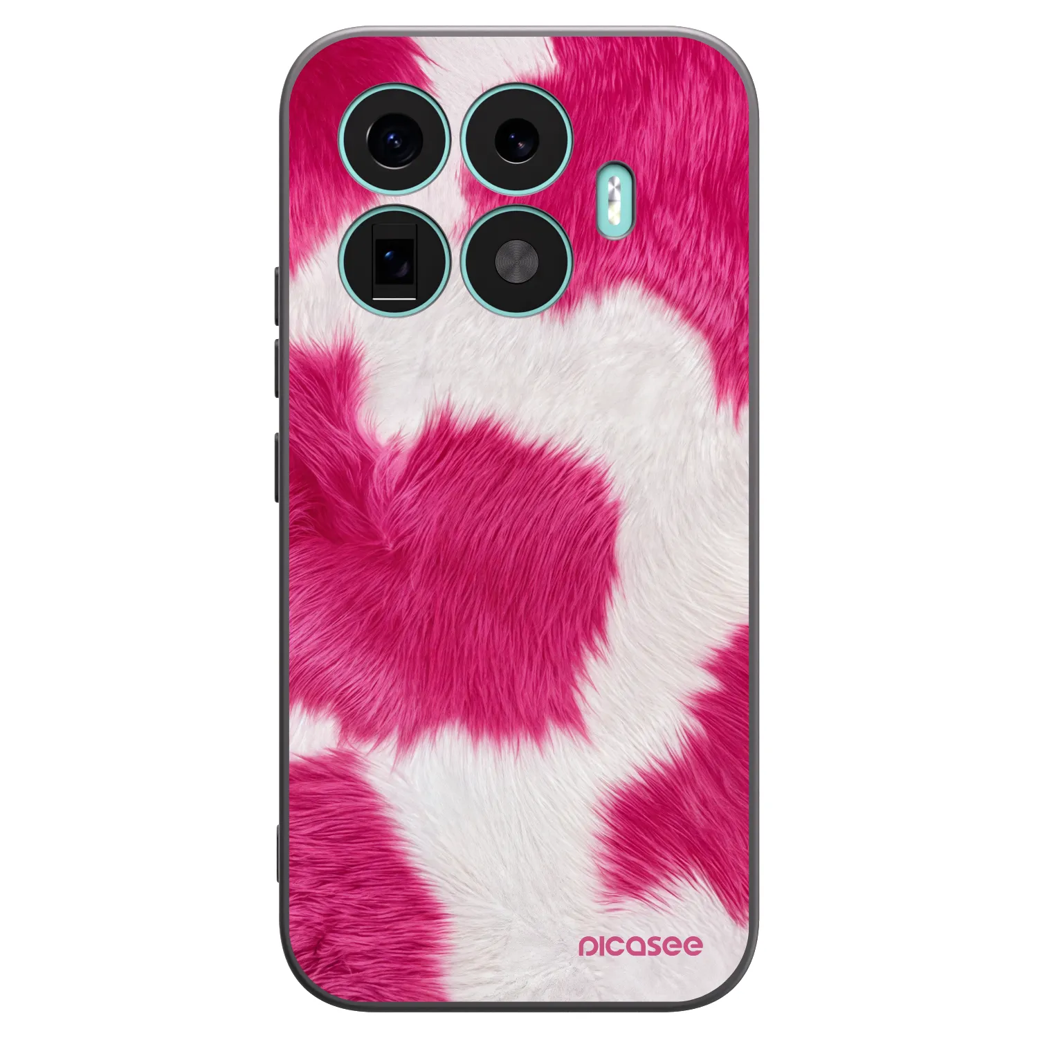 Picasee Μαύρη θήκη σιλικόνης για Xiaomi 17T - Pink Moo