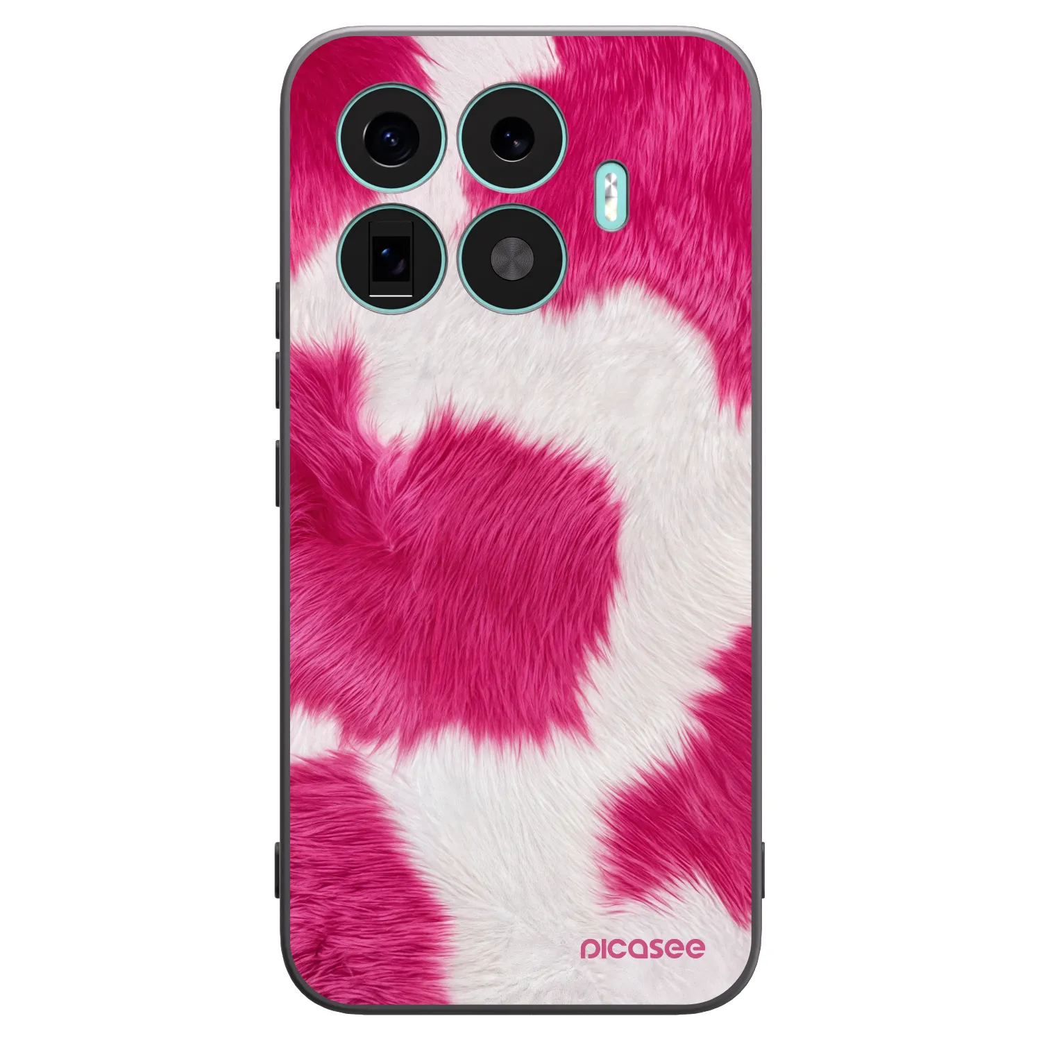 Picasee Μαύρη θήκη σιλικόνης για Xiaomi 17T Pro - Pink Moo