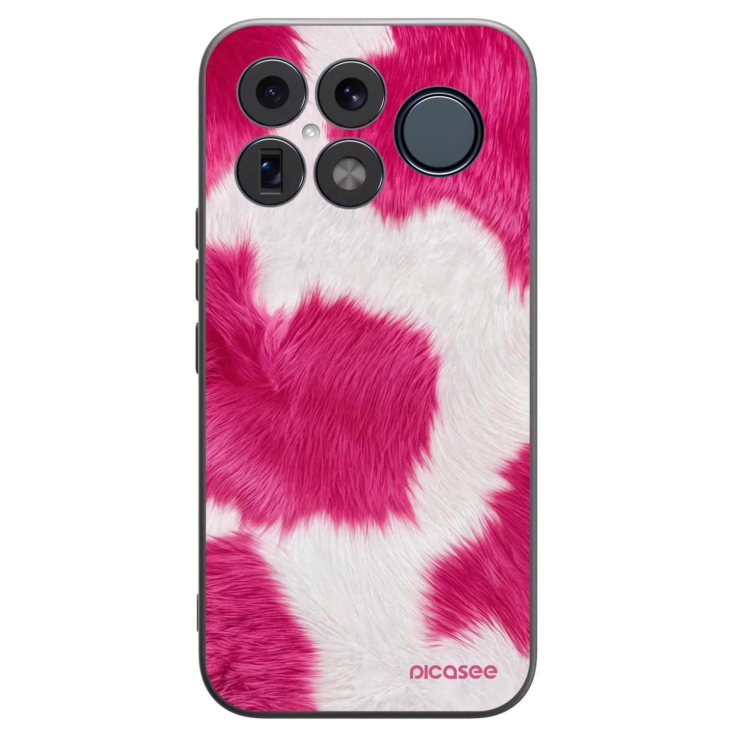 Picasee Μαύρη θήκη σιλικόνης για Xiaomi Poco F8 Ultra - Pink Moo