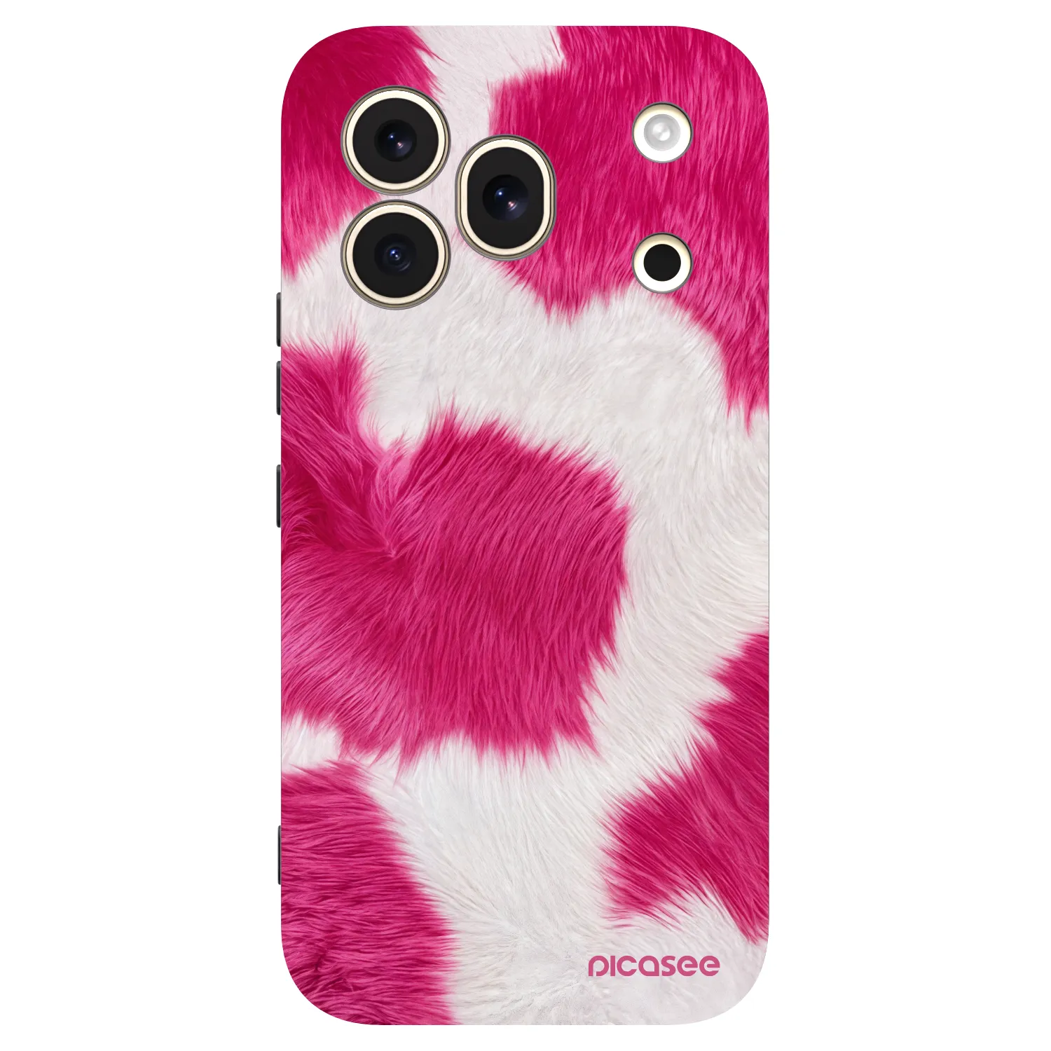 Picasee Μαύρη θήκη σιλικόνης για Honor 600 Pro - Pink Moo