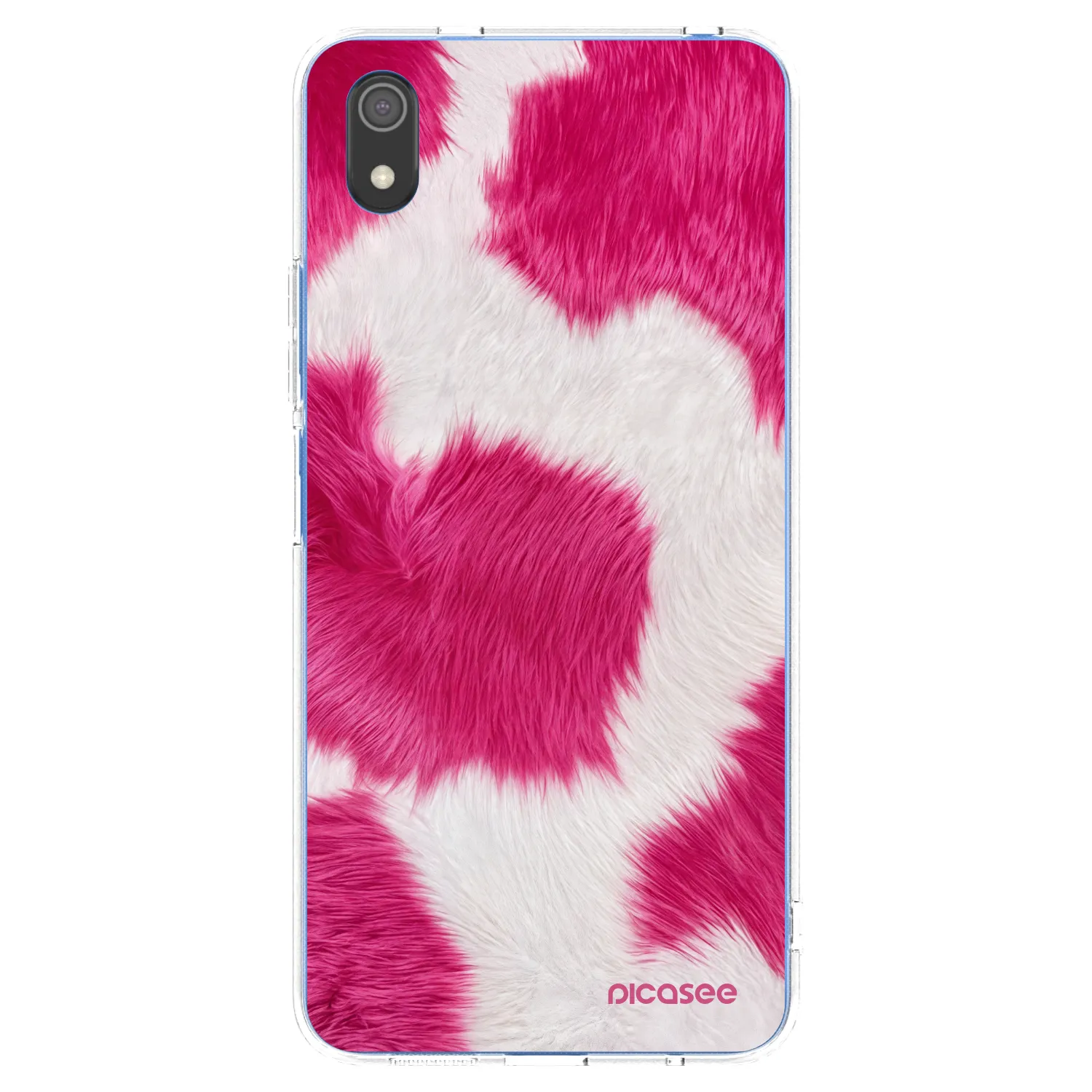 Picasee διαφανής θήκη σιλικόνης Xiaomi Redmi 7A - Pink Moo