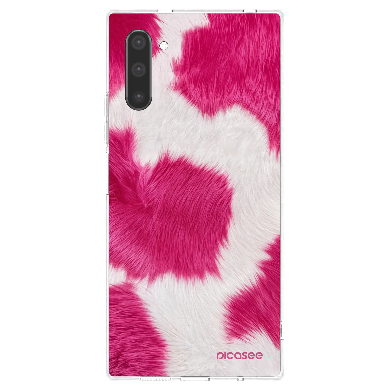 Picasee διαφανής θήκη σιλικόνης Samsung Galaxy Note 10 N970F - Pink Moo