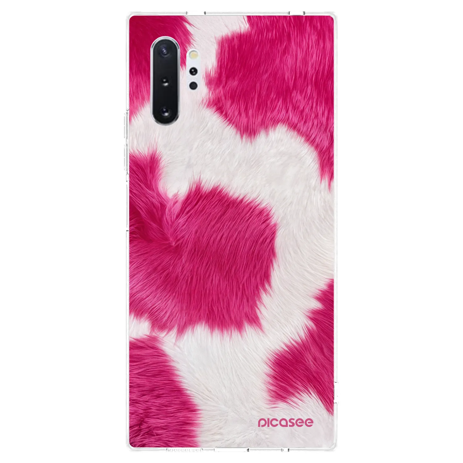 Picasee διαφανής θήκη σιλικόνης Samsung Galaxy Note 10+ N975F - Pink Moo