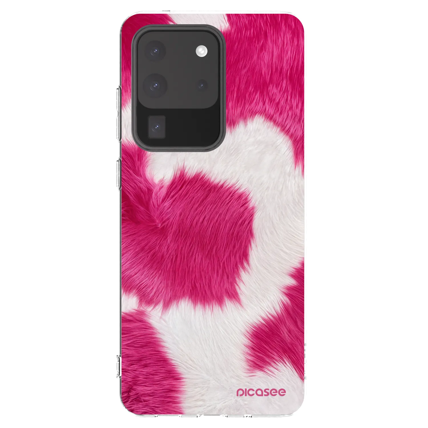 Picasee διαφανής θήκη σιλικόνης Samsung Galaxy S20 Ultra 5G G988F - Pink Moo