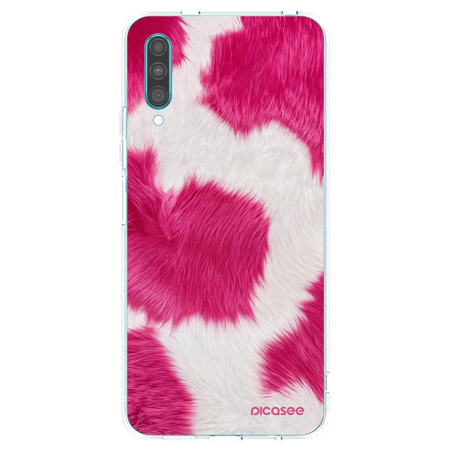 Picasee διαφανής θήκη σιλικόνης Samsung Galaxy A30s A307F - Pink Moo