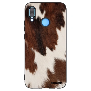 Picasee Μαύρη θήκη σιλικόνης για Huawei P20 Lite - Rustica