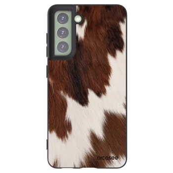 Picasee Μαύρη θήκη σιλικόνης για Samsung Galaxy S21 FE 5G - Rustica