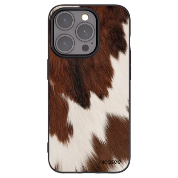 Picasee Μαύρη θήκη σιλικόνης για Apple iPhone 15 Pro - Rustica