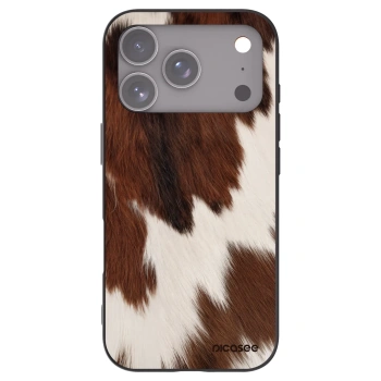 Picasee Μαύρη θήκη σιλικόνης για Apple iPhone 17 Pro - Rustica