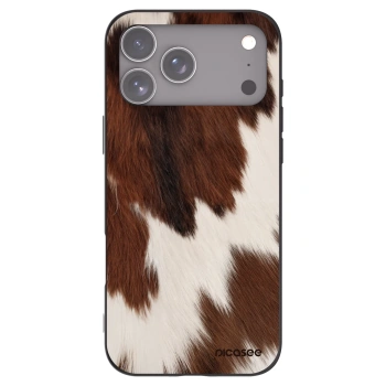 Picasee Μαύρη θήκη σιλικόνης για Apple iPhone 17 Pro Max - Rustica
