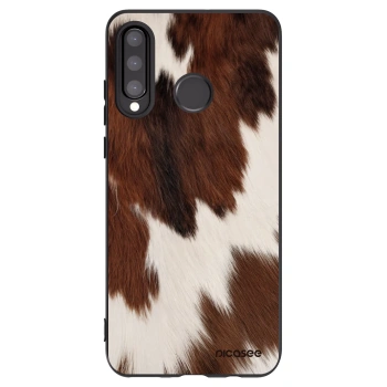 Picasee Μαύρη θήκη σιλικόνης για Huawei P30 Lite - Rustica