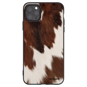 Picasee Μαύρη θήκη σιλικόνης για Apple iPhone 11 Pro Max - Rustica