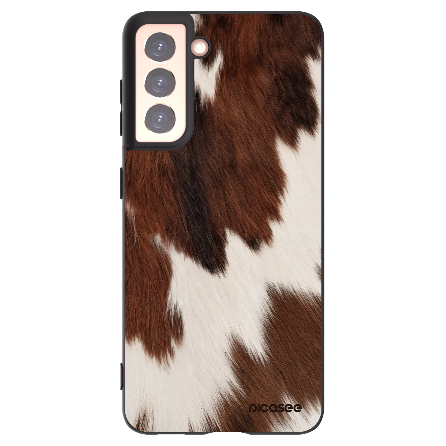 Picasee Μαύρη θήκη σιλικόνης για Samsung Galaxy S21 5G G991B - Rustica