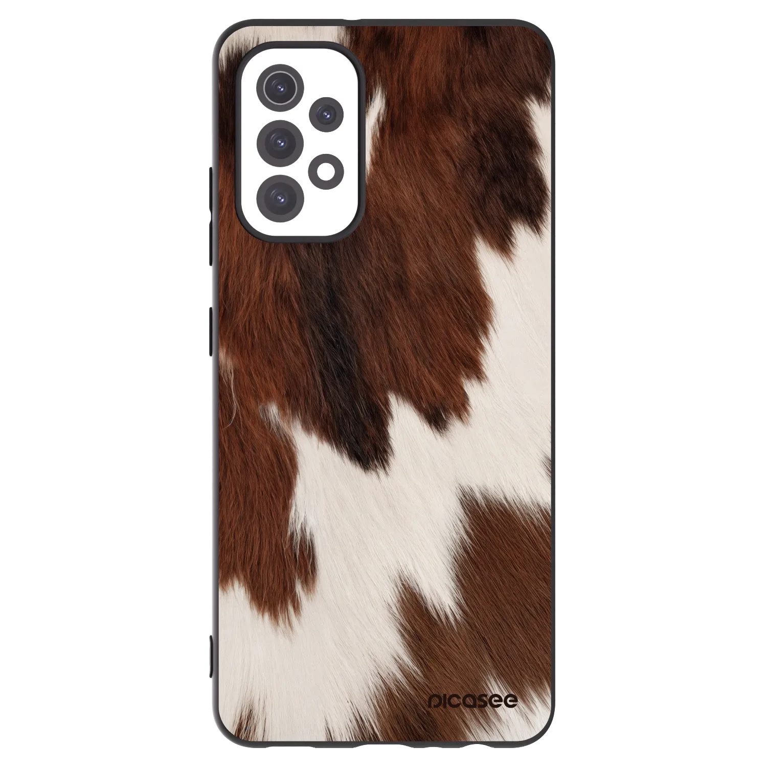 Picasee Μαύρη θήκη σιλικόνης για Samsung Galaxy A32 5G A326B - Rustica