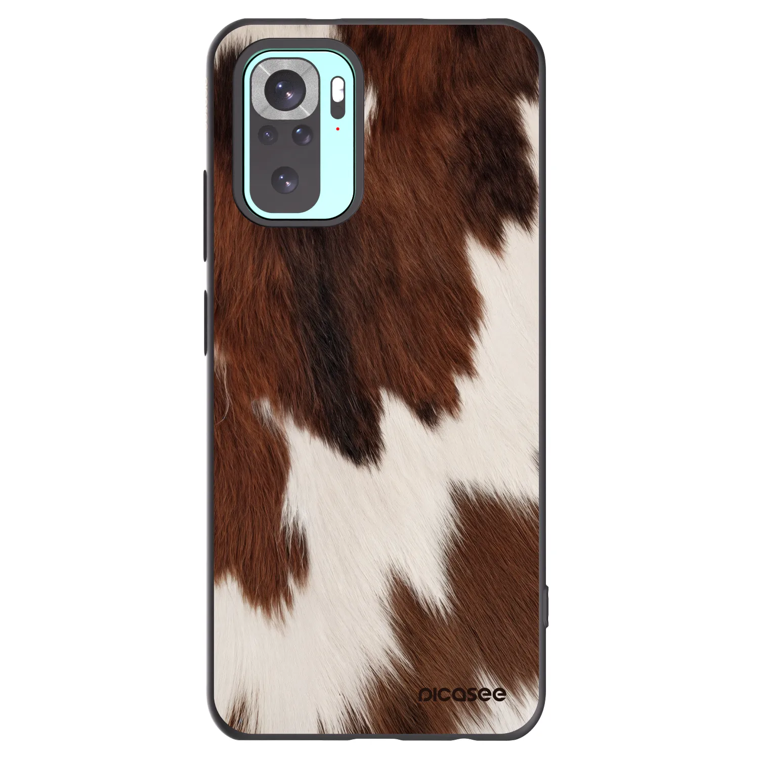 Picasee Μαύρη θήκη σιλικόνης για Xiaomi Redmi Note 10 Pro - Rustica