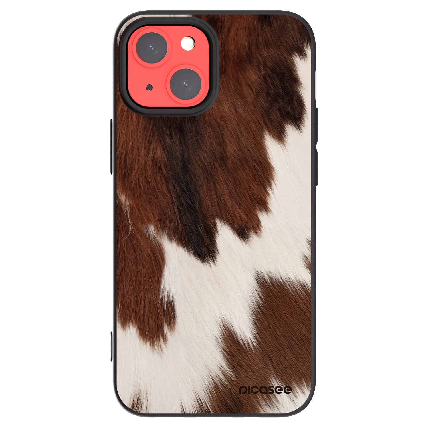 Picasee Μαύρη θήκη σιλικόνης για Apple iPhone 13 mini - Rustica