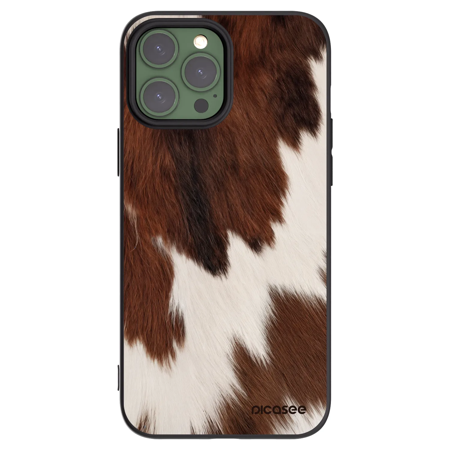 Picasee Μαύρη θήκη σιλικόνης για Apple iPhone 13 Pro Max - Rustica