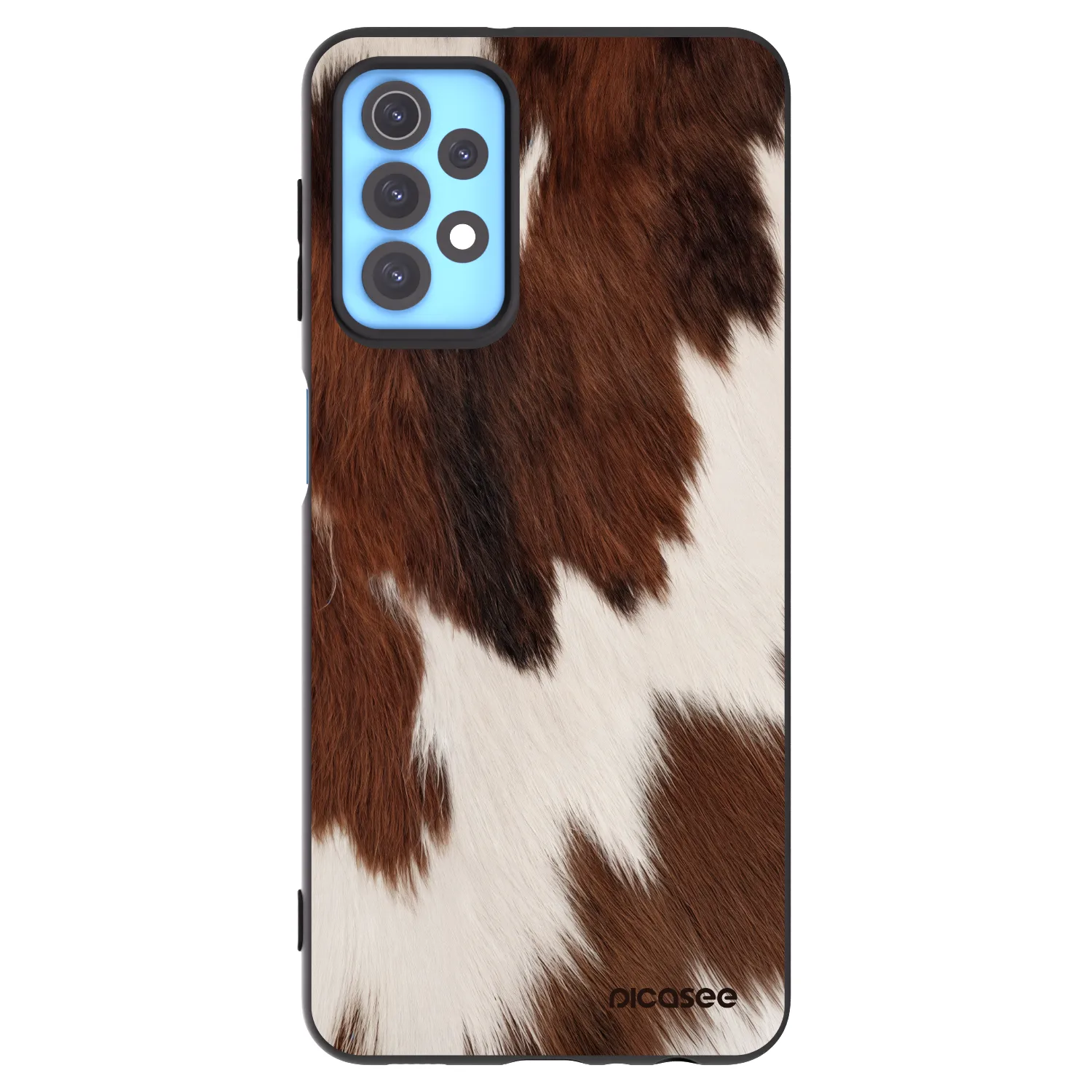 Picasee Μαύρη θήκη σιλικόνης για Samsung Galaxy A32 4G SM-A325F - Rustica