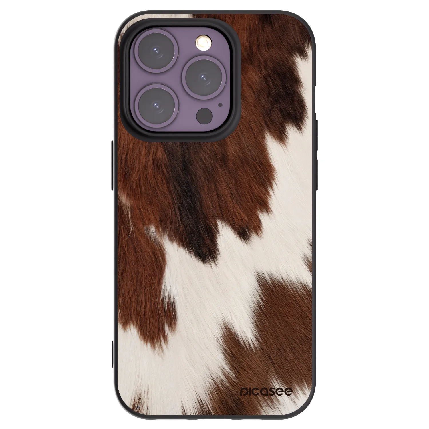 Picasee Μαύρη θήκη σιλικόνης για Apple iPhone 14 Pro - Rustica