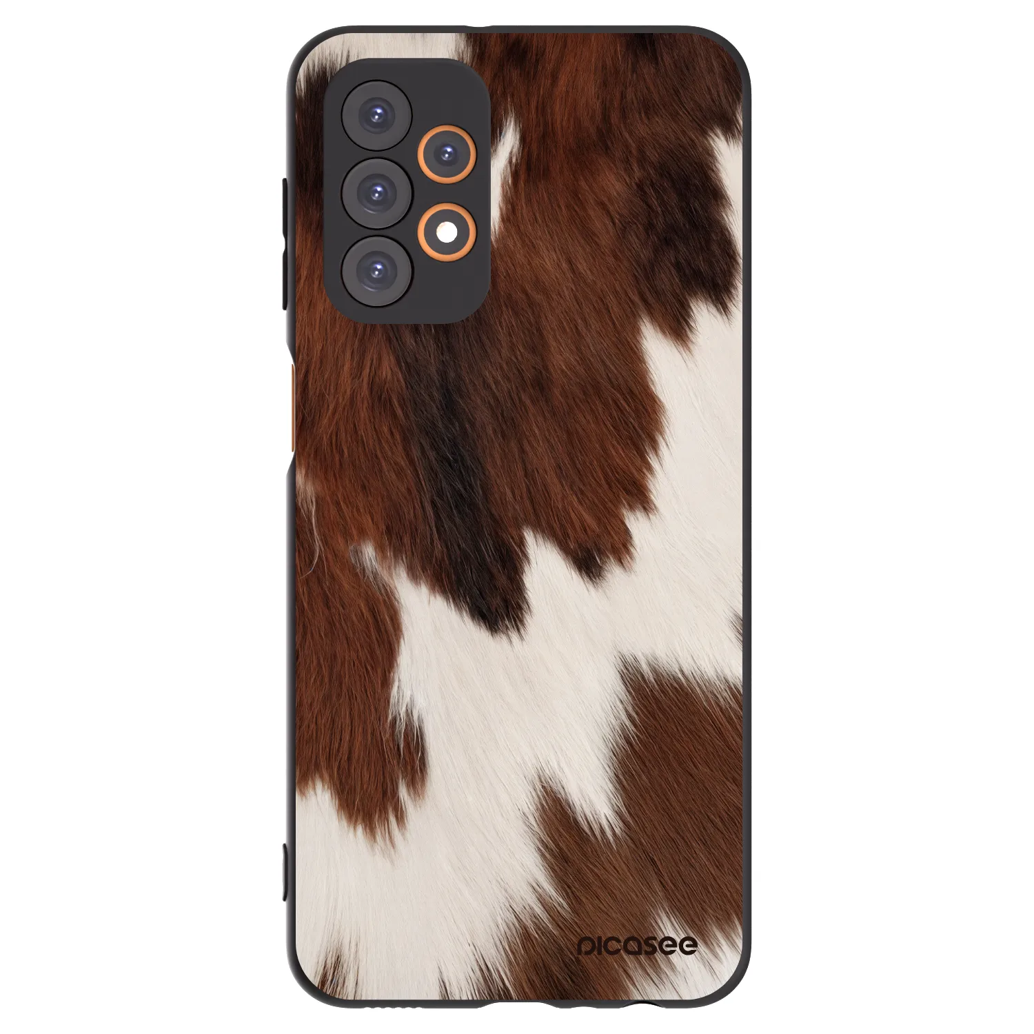 Picasee Μαύρη θήκη σιλικόνης για Samsung Galaxy A23 A235F 4G - Rustica