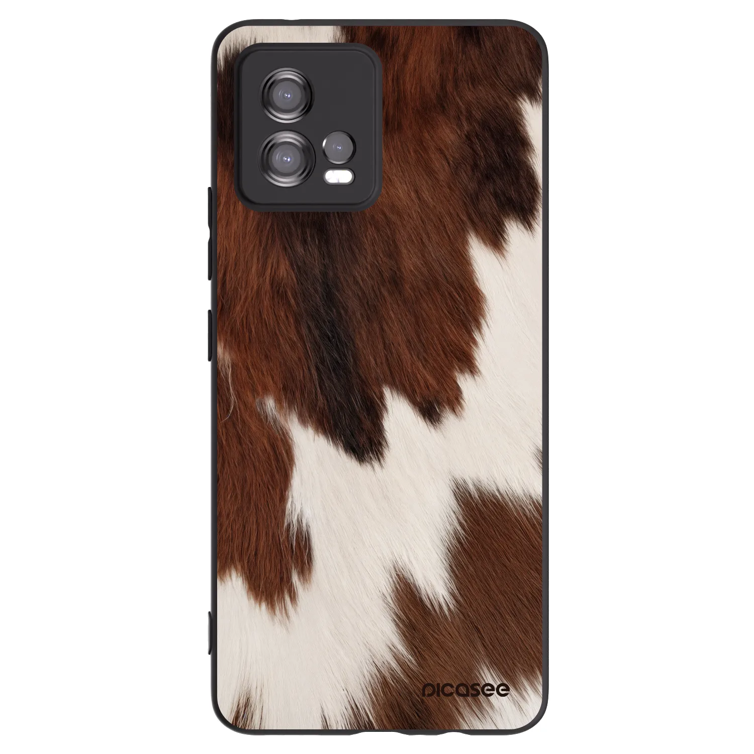 Picasee Μαύρη θήκη σιλικόνης για Motorola Moto G72 - Rustica