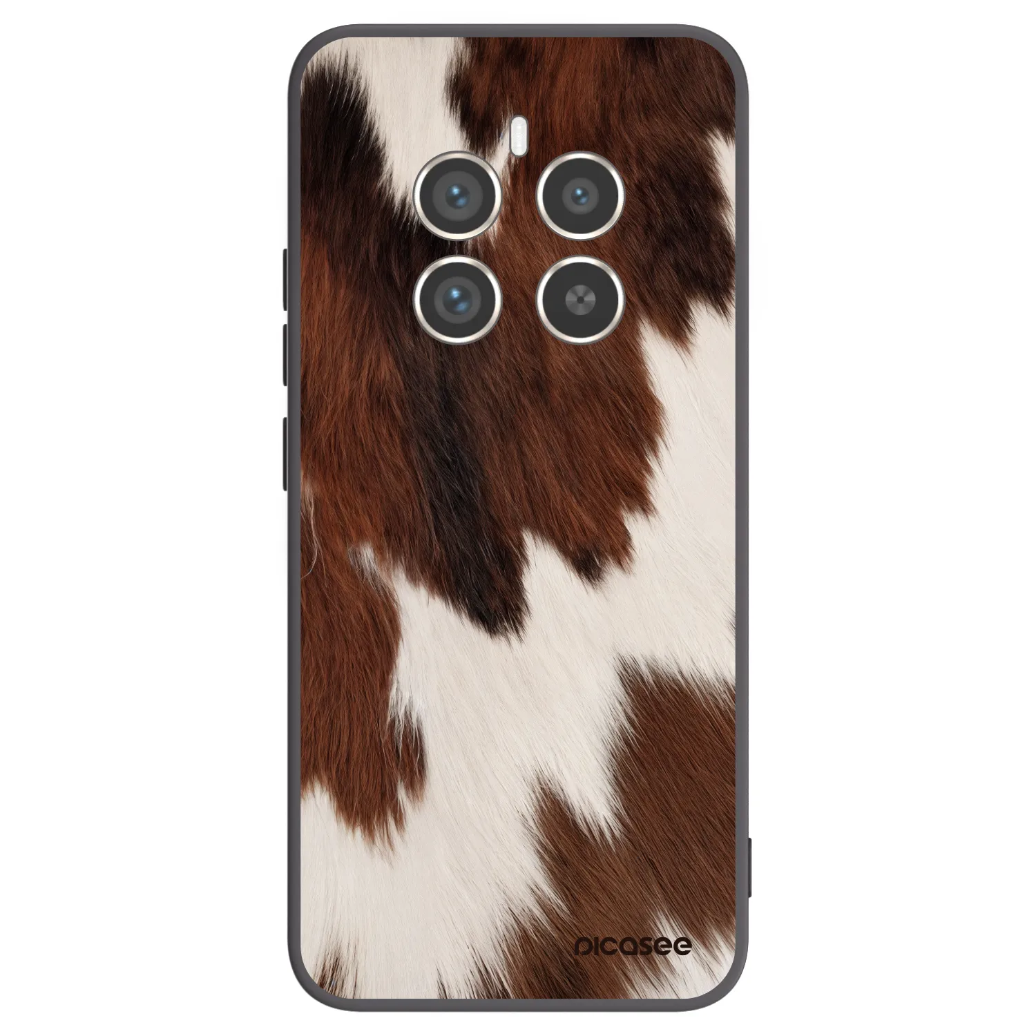 Picasee Μαύρη θήκη σιλικόνης για Realme 12 Pro 5G - Rustica