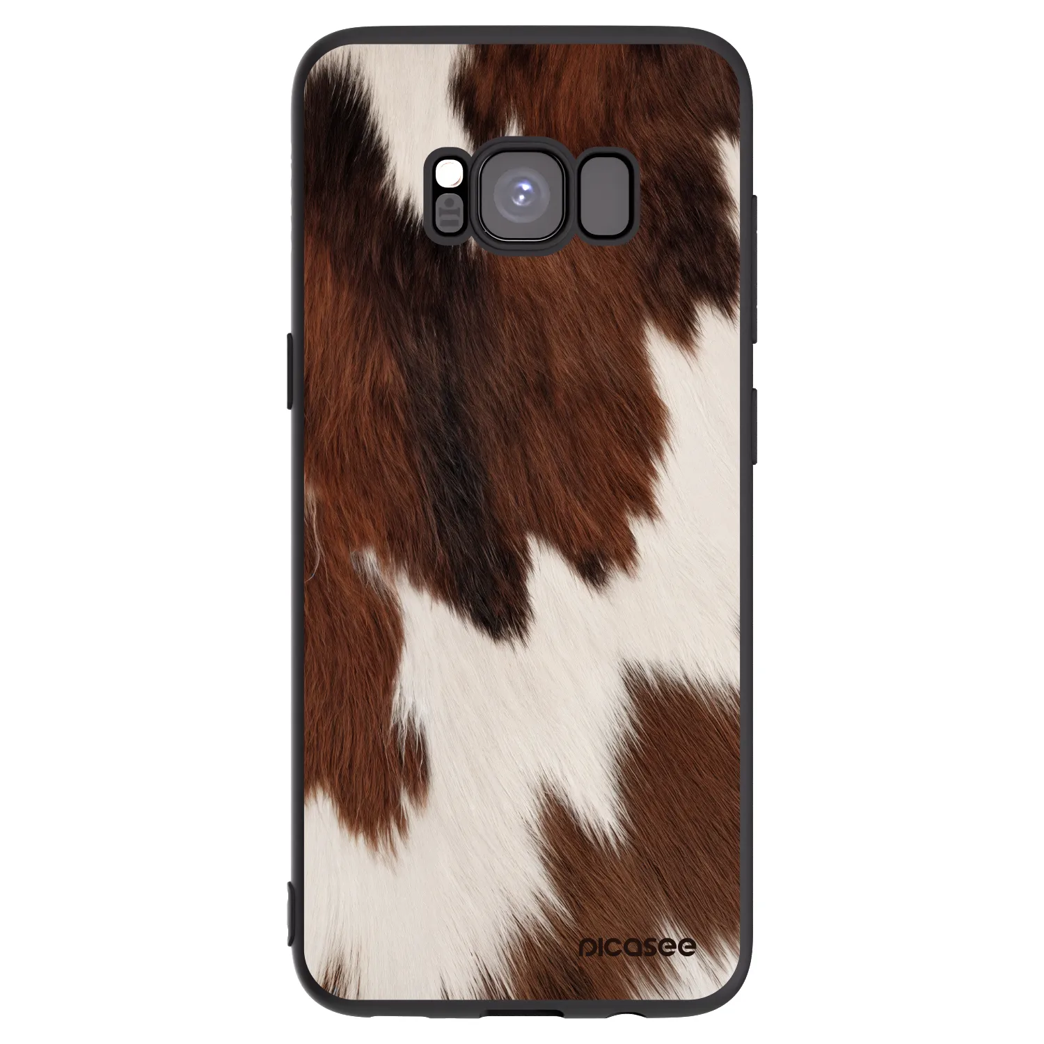 Picasee Μαύρη θήκη σιλικόνης για Samsung Galaxy S8 G950F - Rustica