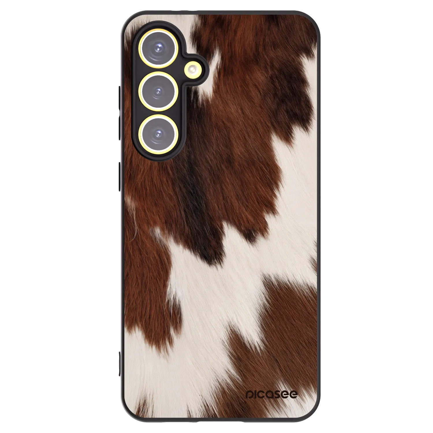 Picasee Μαύρη θήκη σιλικόνης για Samsung Galaxy S24 FE S721B - Rustica