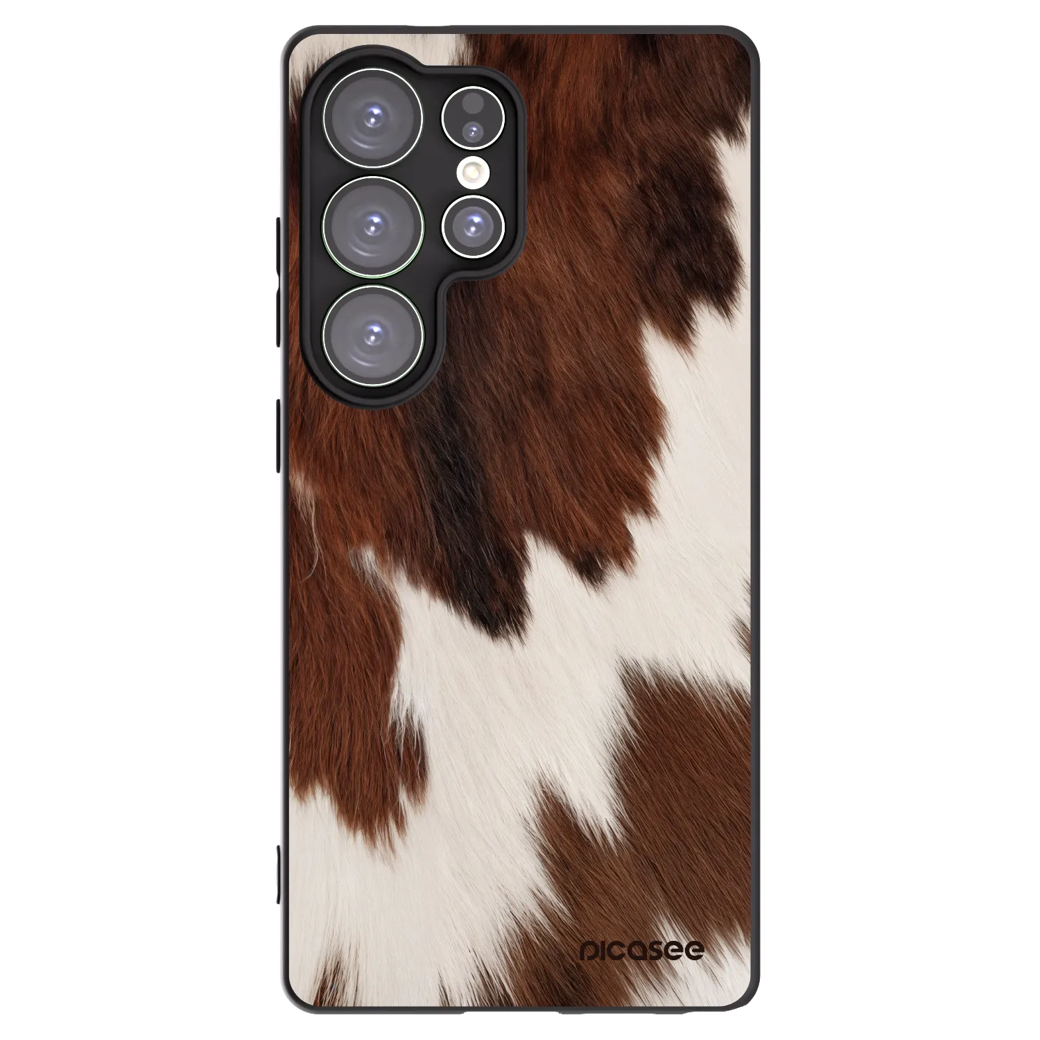 Picasee Μαύρη θήκη σιλικόνης για Samsung Galaxy S25 Ultra 5G - Rustica