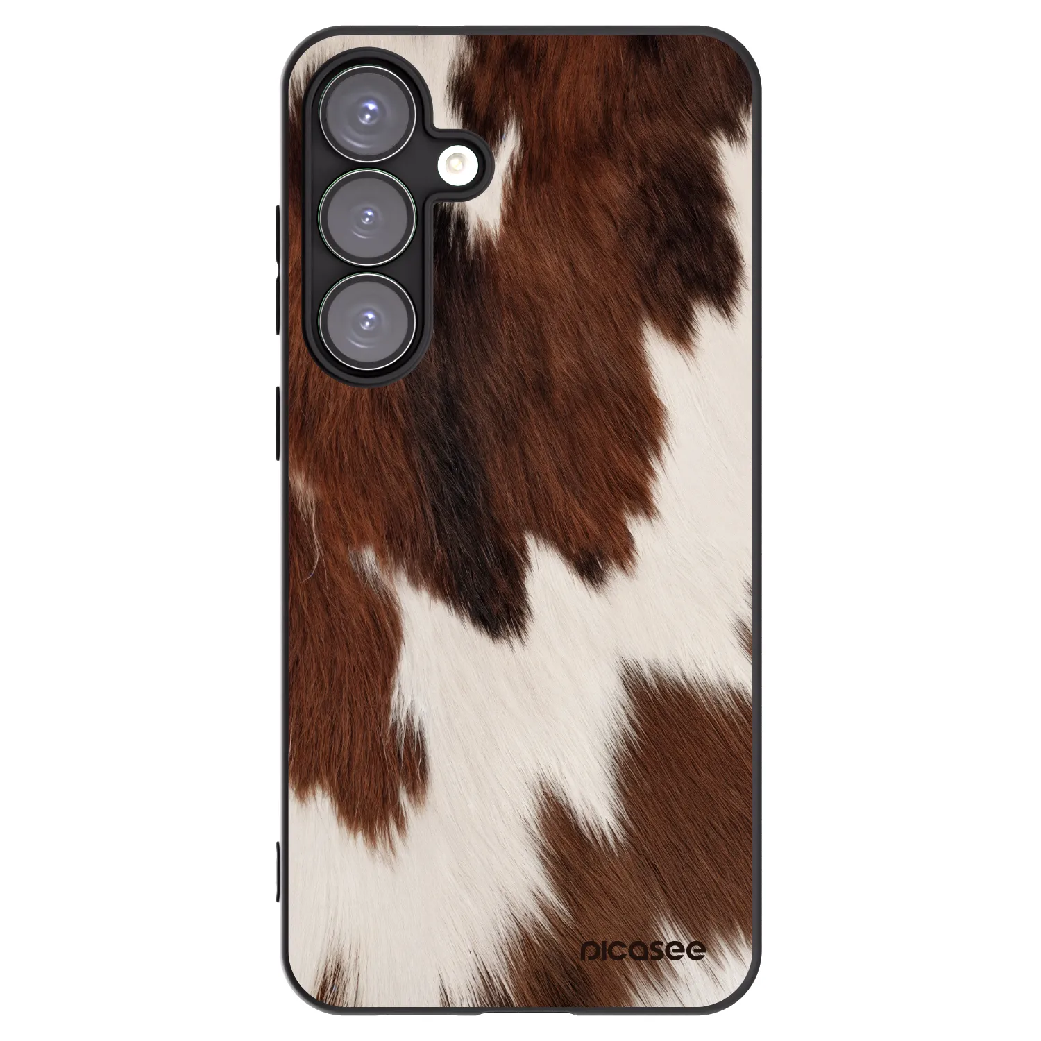 Picasee Μαύρη θήκη σιλικόνης για Samsung Galaxy S25+ 5G - Rustica