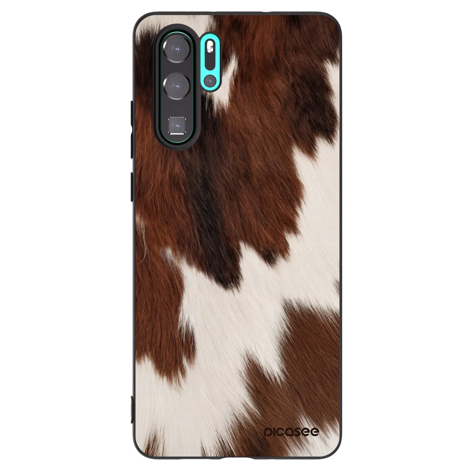Picasee Μαύρη θήκη σιλικόνης για Huawei P30 Pro - Rustica