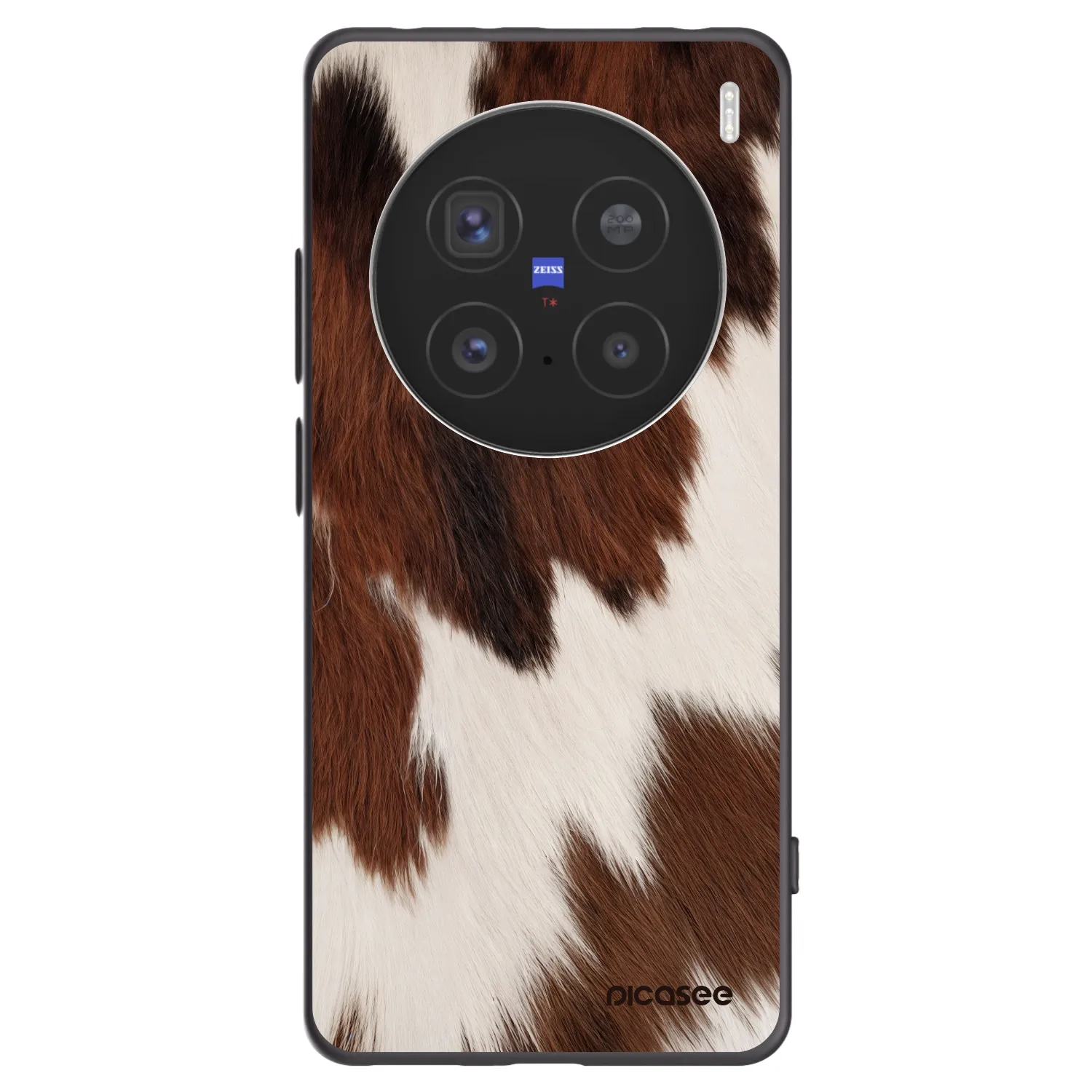 Picasee Μαύρη θήκη σιλικόνης για Vivo X200 Pro - Rustica
