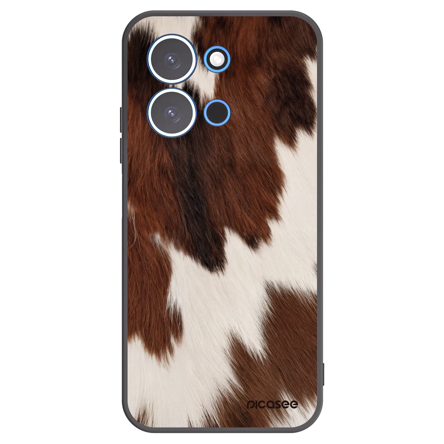 Picasee Μαύρη θήκη σιλικόνης για Xiaomi Redmi 15C 4G - Rustica