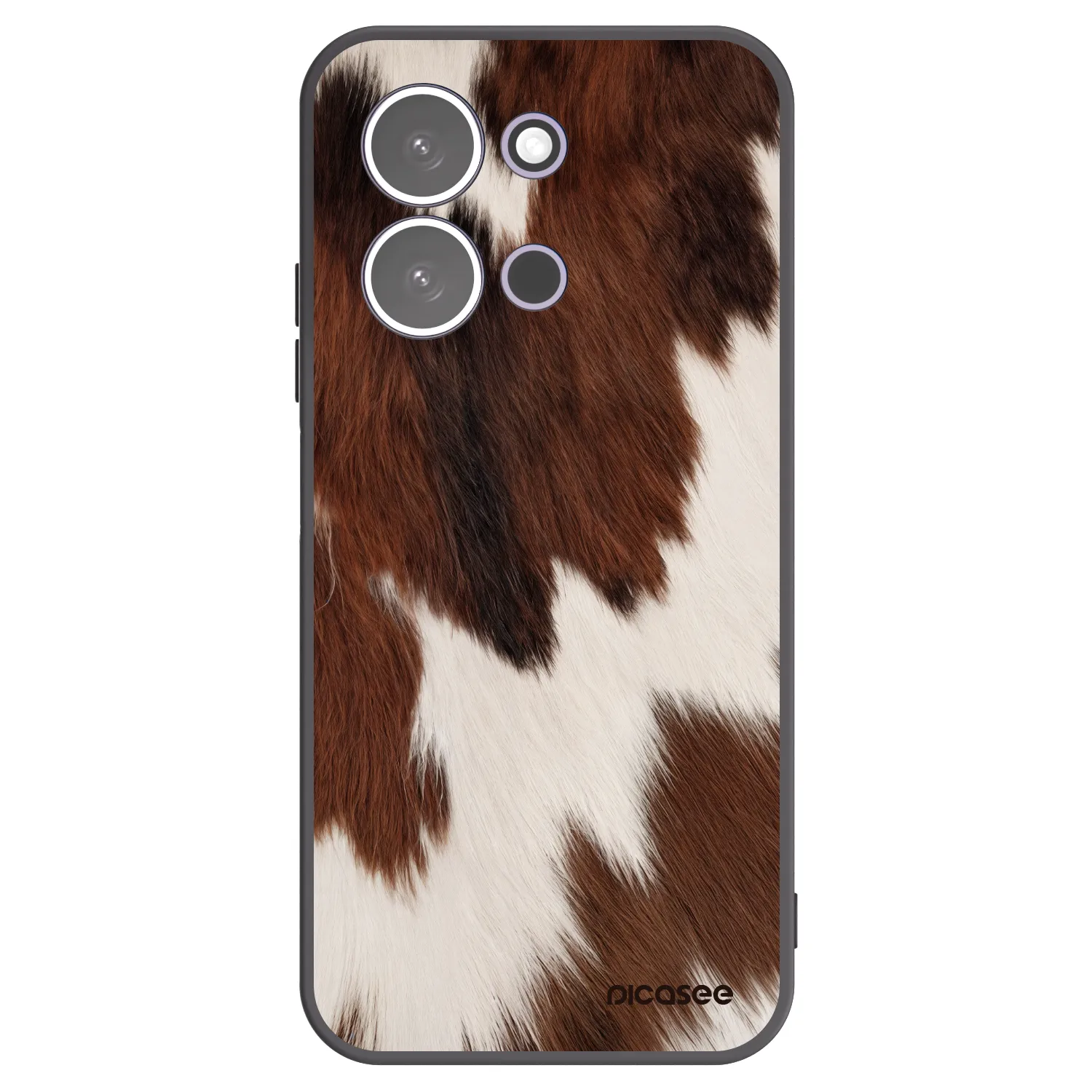 Picasee Μαύρη θήκη σιλικόνης για Xiaomi Redmi 15C 5G - Rustica