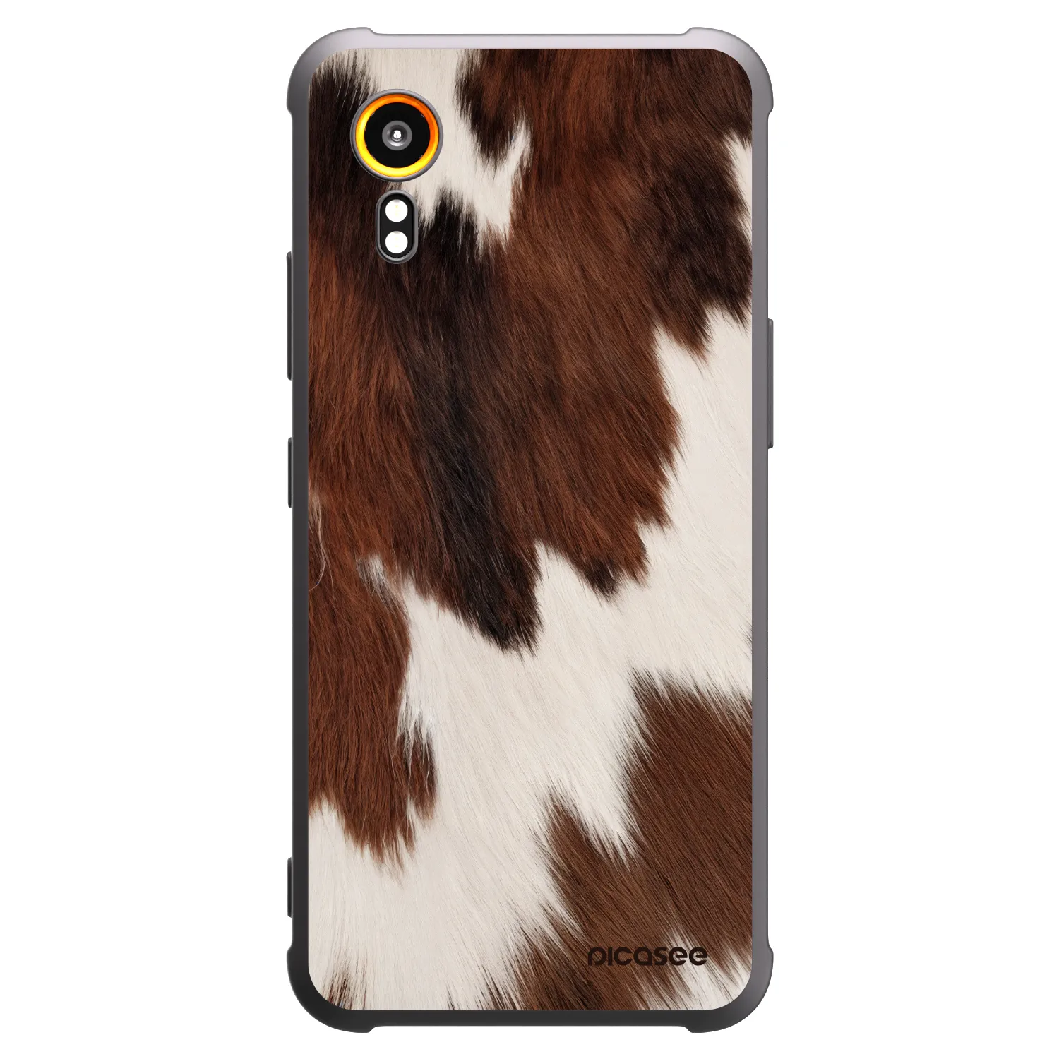 Picasee Μαύρη θήκη σιλικόνης για Samsung Galaxy Xcover 7 - Rustica