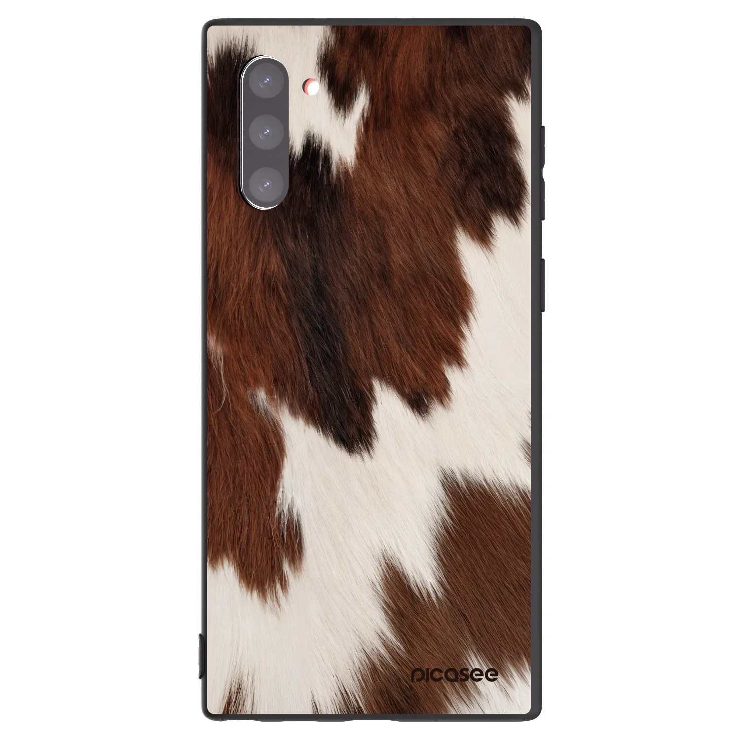 Picasee Μαύρη θήκη σιλικόνης για Samsung Galaxy Note 10 N970F - Rustica
