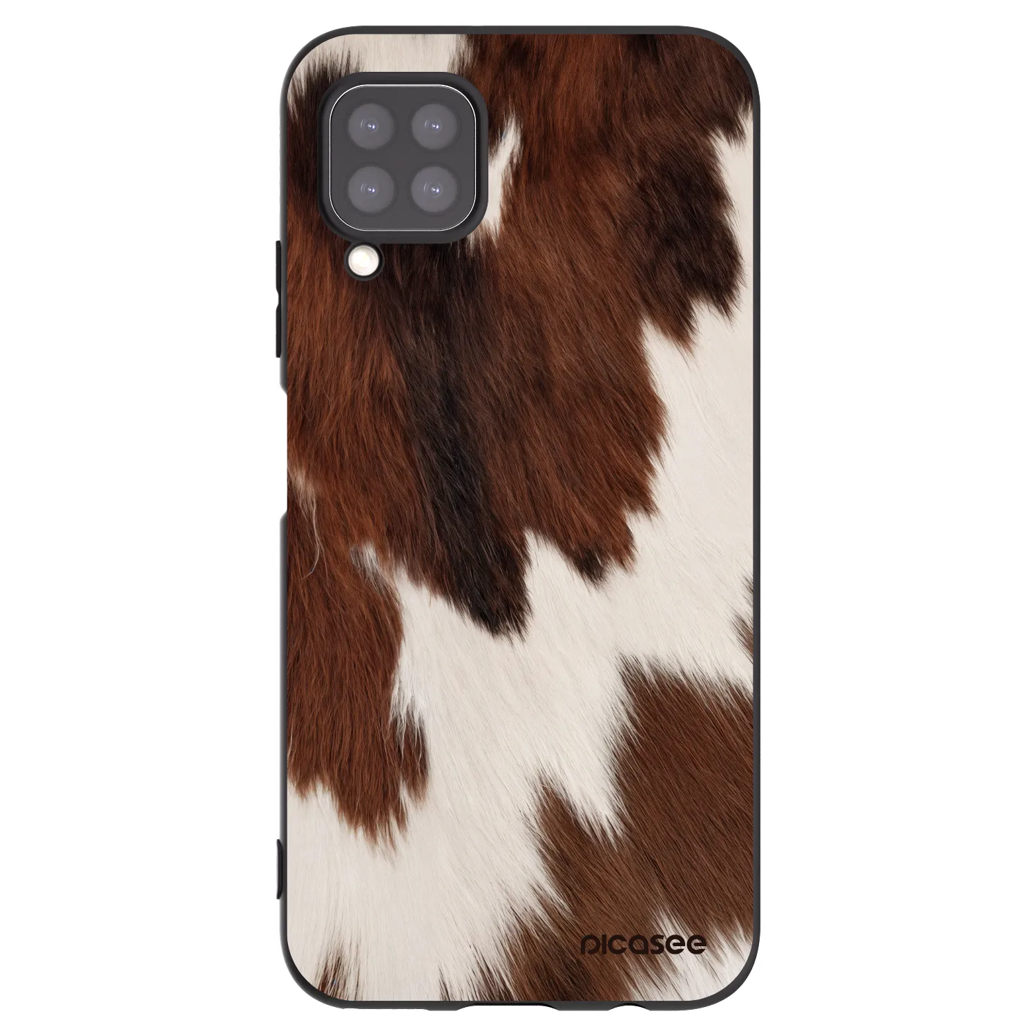 Picasee Μαύρη θήκη σιλικόνης για Huawei P40 Lite - Rustica