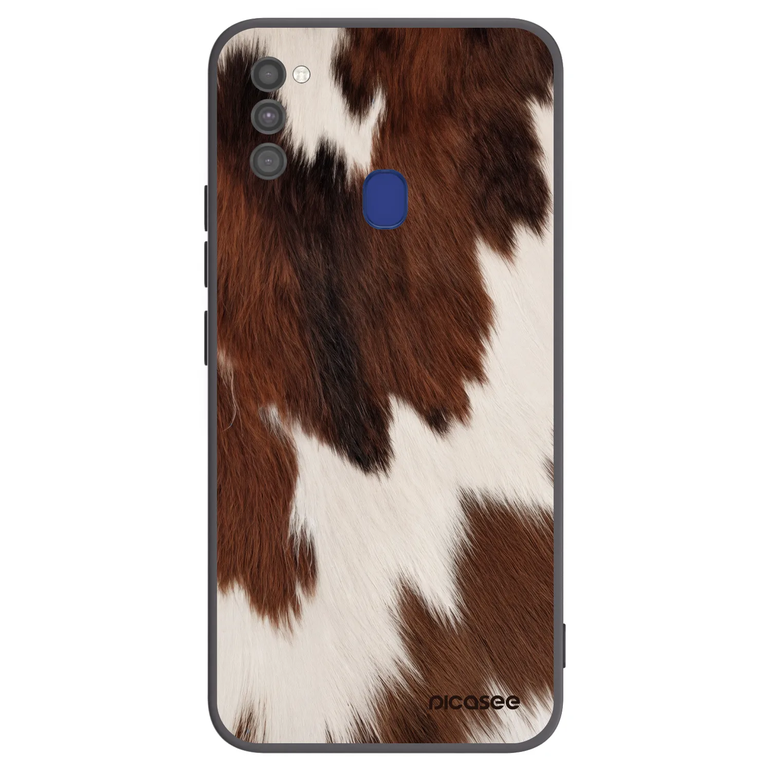 Picasee Μαύρη θήκη σιλικόνης για Samsung Galaxy M21 M215F - Rustica