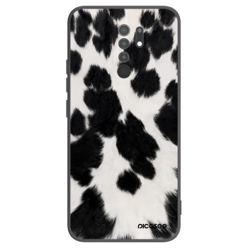 Picasee Μαύρη θήκη σιλικόνης για Xiaomi Redmi 9 - Black Moo
